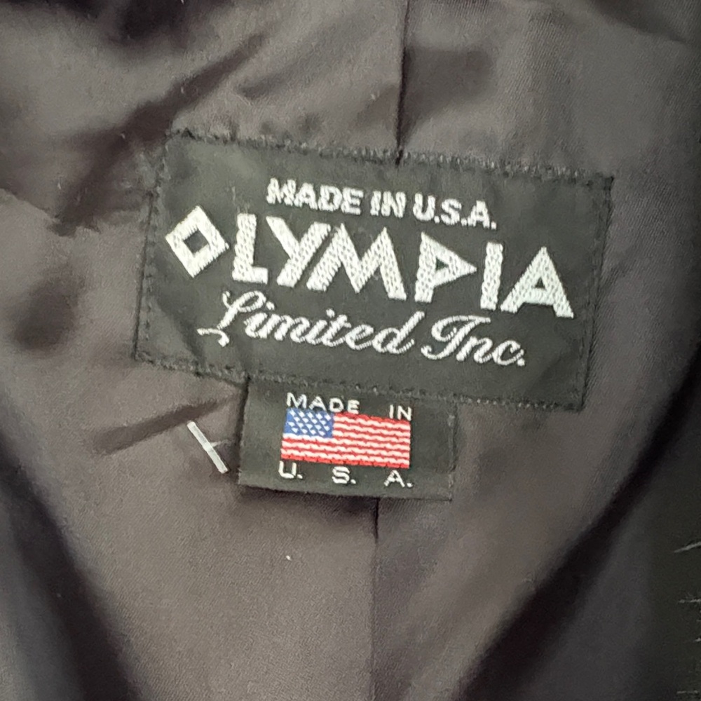 Olympia made is USA Classic Long Faux Fur Coat - Black - Picture 4 of 7